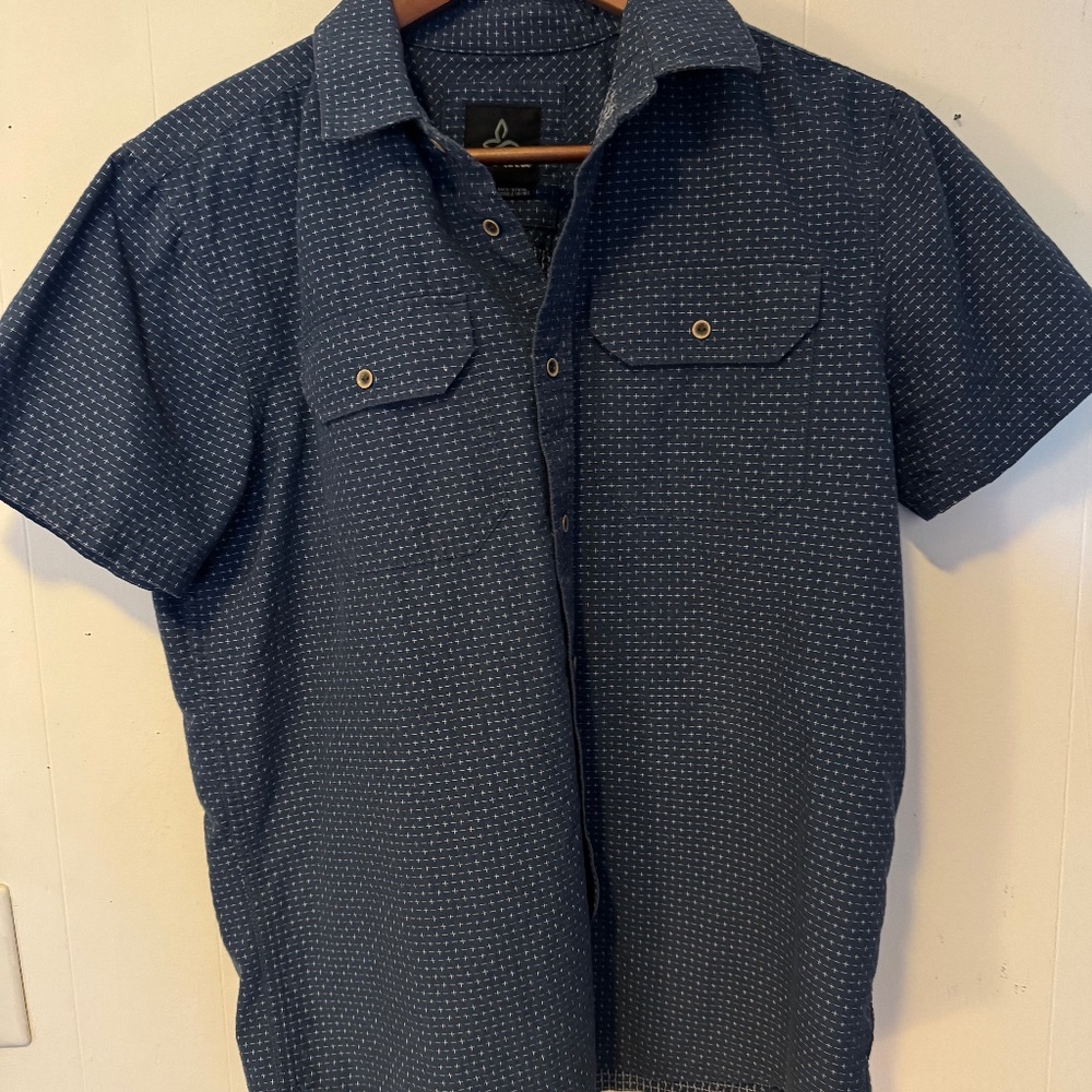 Prana short sleeve button up shirt